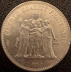 50 Frs Hercule 1974 avec Avers de la 20 Frs