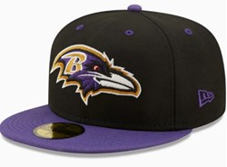 New Era - Black/Purple Baltimore Ravens Flipside 59FIFTY Fitted Hat