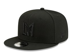 New Era - LAFC Blackout Icon 9FIFTY Adjustable Snapback Hat - Black/Black
