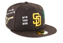 New Era - San Diego Padres LOCAL MARKET PACK Side Patch 59FIFTY Fitted Hat Cap