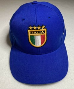 Italy World Cup 2006 Blue Football Hat Italia World Cup Champions