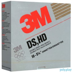 Disquettes 5 1/4 DS/HD 3M