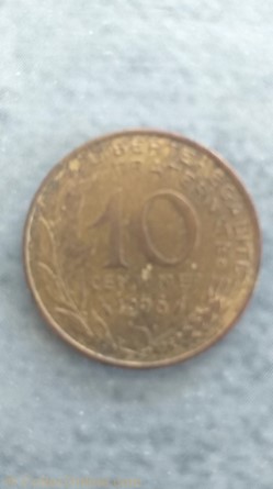 0.10 franc 1976