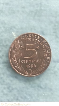 0.5 Franc 1998