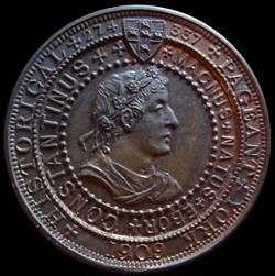 Hélène/Constantin - Jeton commémoratif York 1909