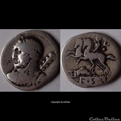 Denier de la République, Ti[berius] Quinctius - Rome BMCRR (Italy) 567