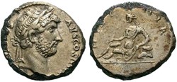 Hadrian cf. RIC 305-306 (ƒ)ⓕⒻ