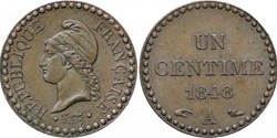 France, 1 Centime, KM 754