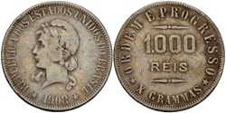 Brazil, 1000 Réis, KM 507