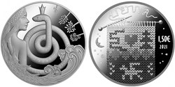 Lithuania, 1.5 Euro, KM -