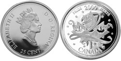 25 ¢, 2000, Pride, KM 384.2