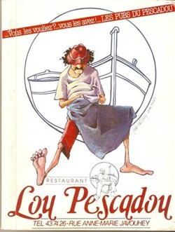 pubs du restaurant Lou pescadou - 1. tome 1