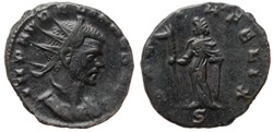 AURELIAN RIC TEMP 1384 SOLD