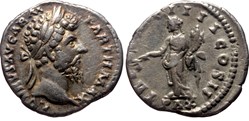 Lucius Verus Denar Pax RIC 561 SOLD