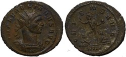 AURELIAN RIC TEMP 1729 SOLD