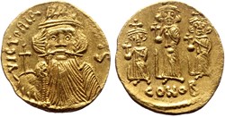 SEAR 0974 Constans II with Constantine IV, Heraclius, and Tiberius