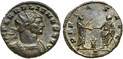 AURELIAN RIC TEMP 1468 SOLD