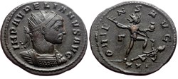 AURELIAN RIC TEMP 1766 SOLD