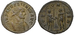 AURELIAN RIC TEMP 2612 LONG SCEPTRE - SOLD