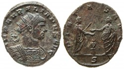 AURELIAN RIC TEMP 1497 SOLD