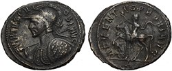 PROBUS RIC 904 OFFICINA 1 SHIELD DECORATED WITH ROWS OF SOLDIERS WITH SHIELDS SOLD