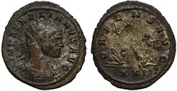 AURELIAN RIC TEMP 1748 SOLD