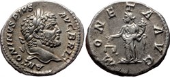 Caracalla denar Moneta SOLD