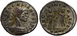 AURELIAN RIC TEMP 1549 SOLD