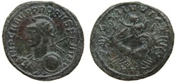 PROBUS RIC 861 E1 BUST OFFICINA 3 PARMA SHIELD SOLD