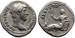 Hadrian Denar Aegyptos SOLD