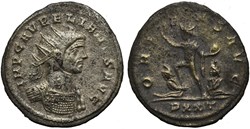 AURELIAN RIC TEMP 1537 SOLD