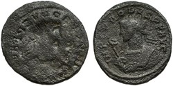 PROBUS TICINUM H2 BUST OBVERSE BROCKAGE SOLD