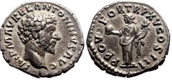 Marcus Aurelius denar Providentia SOLD