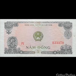 VIÊT NAM - P 81 A - 5 DÔNG - 1976