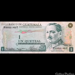 GUATEMALA - P 059 A - 1 QUETZAL - 1972