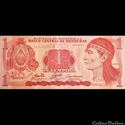 HONDURAS - P 084 E - 1 LEMPIRA - 2006
