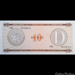 CUBA - P FX 35 - 10 PESOS - ND