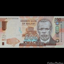 MALAWI - P 66 A - 500 KWACHA - 2014