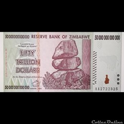 ZIMBABWE - P 90 - 50.000.000.000.000 DOLLARS - 2008