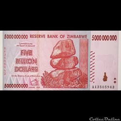 ZIMBABWE - P 84 - 5.000.000.000 DOLLARS - 2008