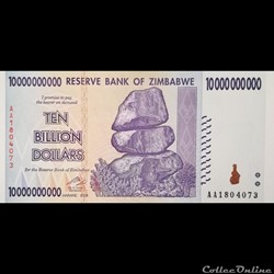 ZIMBABWE - P 85 - 10.000.000.000 DOLLARS - 2008