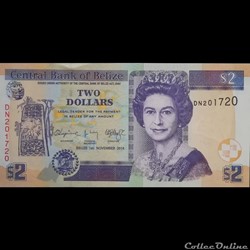 BELIZE - P 066 E - 2 DOLLARS - 2014