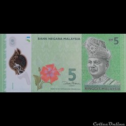 MALAISIE - P 52 B - 5 RINGGIT - 2011