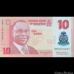 NIGERIA - P 39 D - 10 NAIRA - 2013