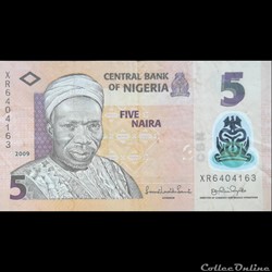 NIGERIA - P 38 A2 - 5 NAIRA - 2009