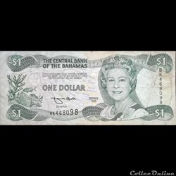 BAHAMAS - P 057 - 1 DOLLAR - 1996