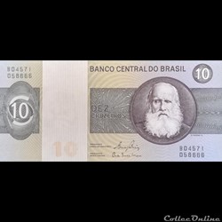 BRESIL - P 193 E - 10 CRUZEIROS - 1980