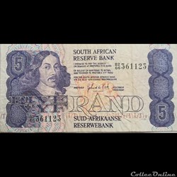 AFRIQUE DU SUD - P 119 B - 5 RAND