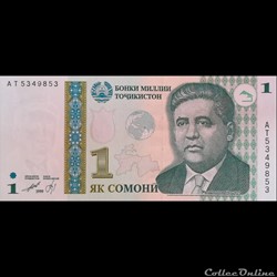 TADJIKISTAN - P 14A - 1 SOMONI - 1999