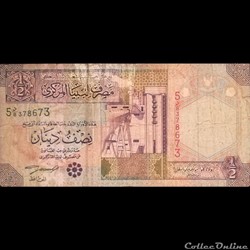 LIBYE - P 63 - 1/2 DINAR - 2002